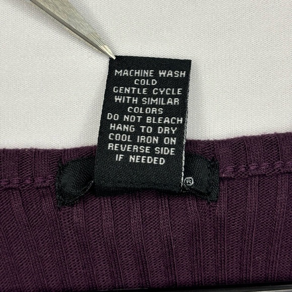 H&M Purple Ribbed Tank top | Size Medium - Picture 4 of 4